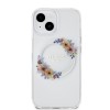 Guess “Flowers Wreath Collection” MagSafe Hard Case Θήκη προστασίας από σκληρό πλαστικό – iPhone 14 (Διάφανο – GUHMP14SHFWFCT)