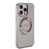 Guess “Flowers Wreath Collection” MagSafe Hard Case Θήκη προστασίας από σκληρό πλαστικό – iPhone 14 Pro (Μαύρο – GUHMP14XHFWFCK)