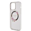 Guess “Flowers Wreath Collection” MagSafe Hard Case Θήκη προστασίας από σκληρό πλαστικό – iPhone 14 Pro (Μαύρο – GUHMP14XHFWFCK)