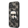 Karl Lagerfeld Monogram Ikonik Patch Case Θήκη προστασίας από δερματίνη – iPhone 13 (Μαύρο – KLHCP13MPMNIKBK)