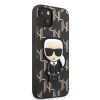 Karl Lagerfeld Monogram Ikonik Patch Case Θήκη προστασίας από δερματίνη – iPhone 13 (Μαύρο – KLHCP13MPMNIKBK)