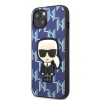 Karl Lagerfeld Monogram Ikonik Patch Case Θήκη προστασίας από δερματίνη – iPhone 13 (Μπλε – KLHCP13MPMNIKBL)