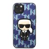 Karl Lagerfeld Monogram Ikonik Patch Case Θήκη προστασίας από δερματίνη – iPhone 13 (Μπλε – KLHCP13MPMNIKBL)