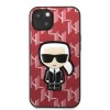 Karl Lagerfeld Monogram Ikonik Patch Case Θήκη προστασίας από δερματίνη – iPhone 13 (Κόκκινο – KLHCP13MPMNIKPI)