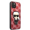 Karl Lagerfeld Monogram Ikonik Patch Case Θήκη προστασίας από δερματίνη – iPhone 13 (Κόκκινο – KLHCP13MPMNIKPI)