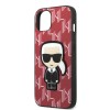 Karl Lagerfeld Monogram Ikonik Patch Case Θήκη προστασίας από δερματίνη – iPhone 13 (Κόκκινο – KLHCP13MPMNIKPI)