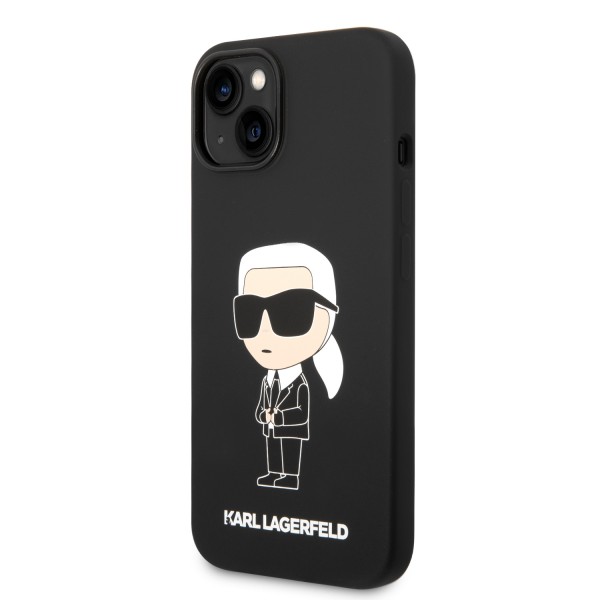 Karl Lagerfeld “Ikonik NFT” Hard Case Θήκη προστασίας από σιλικόνη – iPhone 14 Plus (Μαύρο – KLHCP14MSNIKBCK)