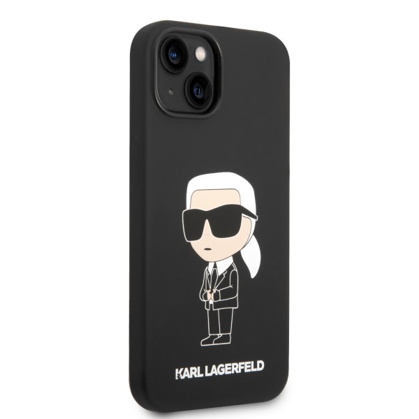 Karl Lagerfeld “Ikonik NFT” Hard Case Θήκη προστασίας από σιλικόνη – iPhone 14 Plus (Μαύρο – KLHCP14MSNIKBCK)