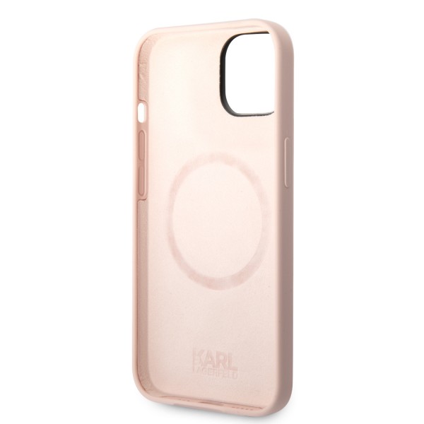 Karl Lagerfeld Silicone Case Karl+Choupette Θήκη προστασίας από σιλικόνη – iPhone 14 Plus (Light Pink – KLHCP14MSSKCI)