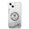 Karl Lagerfeld Liquid Glitter “Rue St.Guillaume Logo Collection” Translucent Case Θήκη προστασίας – iPhone 14 (Clear/Silver Glitter)