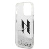 Karl Lagerfeld Glitter Big KL Logo Liquid Glitter Case Θήκη προστασίας από σιλικόνη – iPhone 14 Pro Max (Μαύρο – KLHCP14XLBKLCS)