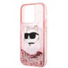 Karl Lagerfeld Choupette's Head NFT Liquid Glitter Case Θήκη προστασίας από σιλικόνη – iPhone 4 Pro Max (Ροζ – KLHCP14XLNCHCP)