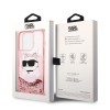 Karl Lagerfeld Choupette's Head NFT Liquid Glitter Case Θήκη προστασίας από σιλικόνη – iPhone 4 Pro Max (Ροζ – KLHCP14XLNCHCP)