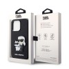 Karl Lagerfeld Karl + Choupette Patch Saffiano Case Θήκη προστασίας από δερματίνη – iPhone 14 Pro Max (Black – KLHCP14XSANKCPK)