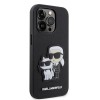 Karl Lagerfeld Karl + Choupette Patch Saffiano Case Θήκη προστασίας από δερματίνη – iPhone 14 Pro Max (Black – KLHCP14XSANKCPK)