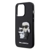 Karl Lagerfeld Karl + Choupette Patch Saffiano Case Θήκη προστασίας από δερματίνη – iPhone 14 Pro Max (Black – KLHCP14XSANKCPK)