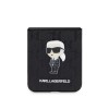 Karl Lagerfeld Monogram Ikonik Pin Saffiano Case Θήκη προστασίας από δερματίνη – Galaxy Z Flip 5 (Black – KLHCZF5SAPKINPK)