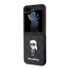 Karl Lagerfeld Monogram Ikonik Pin Saffiano Case Θήκη προστασίας από δερματίνη – Galaxy Z Flip 5 (Black – KLHCZF5SAPKINPK)