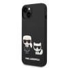 Karl Lagerfeld Silicone Case Karl+Choupette Θήκη προστασίας από σιλικόνη – iPhone 14 Plus (Μαύρο – KLHMP14MSSKCK)