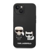 Karl Lagerfeld Silicone Case Karl+Choupette Θήκη προστασίας από σιλικόνη – iPhone 14 Plus (Μαύρο – KLHMP14MSSKCK)