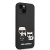 Karl Lagerfeld Silicone Case Karl+Choupette Θήκη προστασίας από σιλικόνη – iPhone 14 Plus (Μαύρο – KLHMP14MSSKCK)