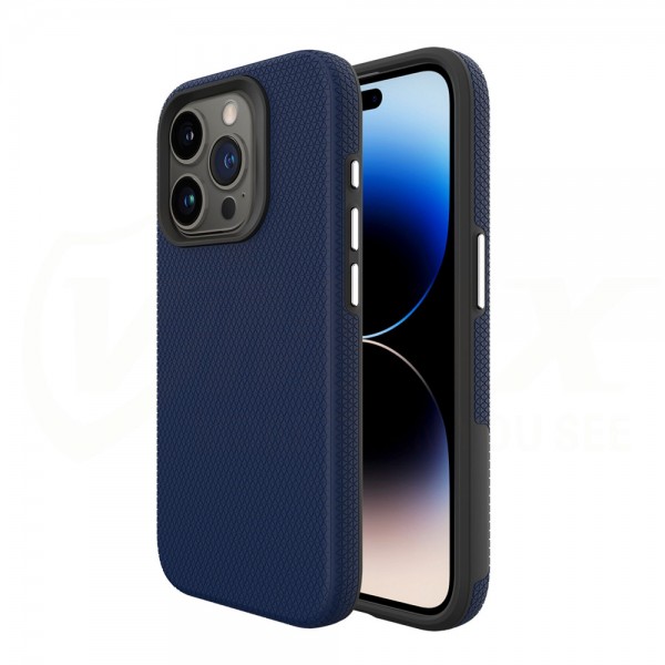 VMax - Triangle Case for iPhone 15 Pro Max - Θήκη Προστασίας TPU για iPhone 15 Pro Max σε Μπλέ χρώμα