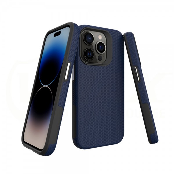 VMax - Triangle Case for iPhone 15 Pro Max - Θήκη Προστασίας TPU για iPhone 15 Pro Max σε Μπλέ χρώμα