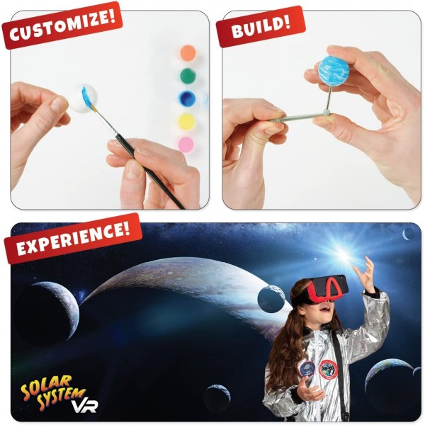 Abacus Brands Solar System VR Επιστημονικό σετ εικονικής πραγματικότητας – Πλήρης Ελληνική Έκδοση – Περιλαμβάνει Γυαλιά VR