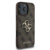 Guess “4G Logo Collection” Hard Case PU Case Θήκη προστασίας από δερματίνη – iPhone 16 Pro (Καφέ – GUHCP16L4GMGBR)