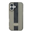 Guess Translucent IML 4G Middlestripe Case Θήκη προστασίας από σιλικόνη – iPhone 16 (Μαύρο – GUHCP16SHS4PPK)