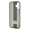 Guess Translucent IML 4G Middlestripe Case Θήκη προστασίας από σιλικόνη – iPhone 16 (Μαύρο – GUHCP16SHS4PPK)