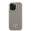 Guess “Triangle Logo” Grained PU Case Θήκη προστασίας από δερματίνη – iPhone 16 Pro Max (Καφέ – GUHMP16XPGTSPSW)