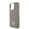 Guess “Triangle Logo” Grained PU Case Θήκη προστασίας από δερματίνη – iPhone 16 Pro Max (Καφέ – GUHMP16XPGTSPSW)