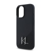 KARL HC MAGSAFE SILICONE INITIAL METAL LOGO BLACK IP16