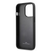 BMW Leather Black Curve Perforated Design Back Cover Θήκη προστασίας από δερματίνη – iPhone 13 Pro (Μαύρο)