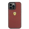 Ferrari Leather Stitched Lines – Θήκη προστασίας για iPhone 15 Pro Max (Red – FEHCP15XRDUR)