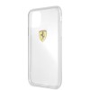 Ferrari Hard Case Clear Shockproof Θήκη προστασίας – iPhone 11 Pro Max (Διάφανη/3D Logo) #FESTRHCN65TR