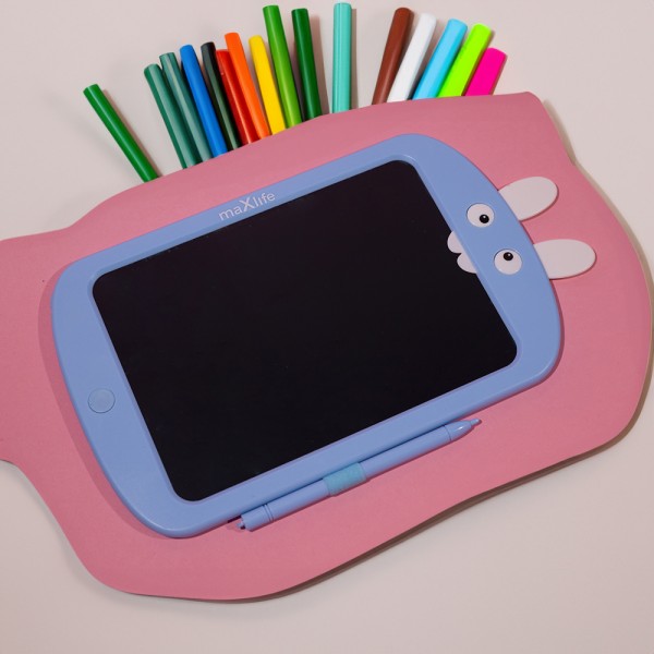 Maxlife kids writing board MXWB-02 pink - Παιδικός πίνακας γραφής και σχεδίου σε ροζ χρώμα