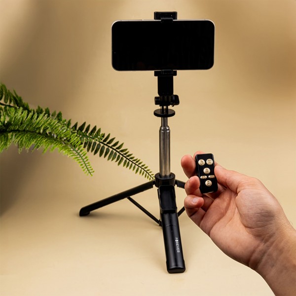 Forever Bluetooth selfie stick tripod SST-100 black