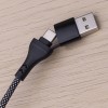 Maxlife ALLin1 cable - Καλώδιο φόρτισης και μεταφοράς δεδομένων  USB + USB-C - Lightning + 2x USB-C 1 μέτρου 66W - μαύρο (OEM0101379)