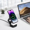 Maxlife MXWC-06 magnetic wireless charger - Μαγνητικός ασύρματος φορτιστής 3 σε 1 μέγιστης ισχύος 15W σε μαύρο χρώμα