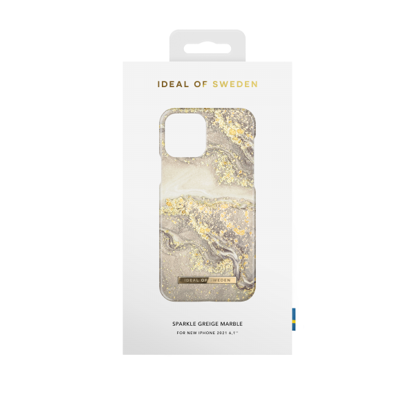 IDEAL OF SWEDEN Θήκη Fashion SPARKLE GREIGE MARBLE iPhone 13 IDFCSS19-I2161-121