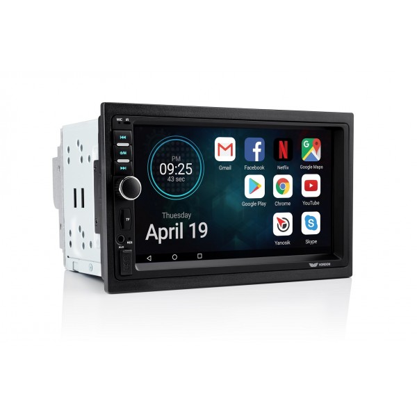 VORDON Ηχοσύστημα Αυτοκινήτου 2-DIN Bluetooth/USB/AUX/GPS/Apple-Carplay/androidauto) με Οθόνη Αφής 7