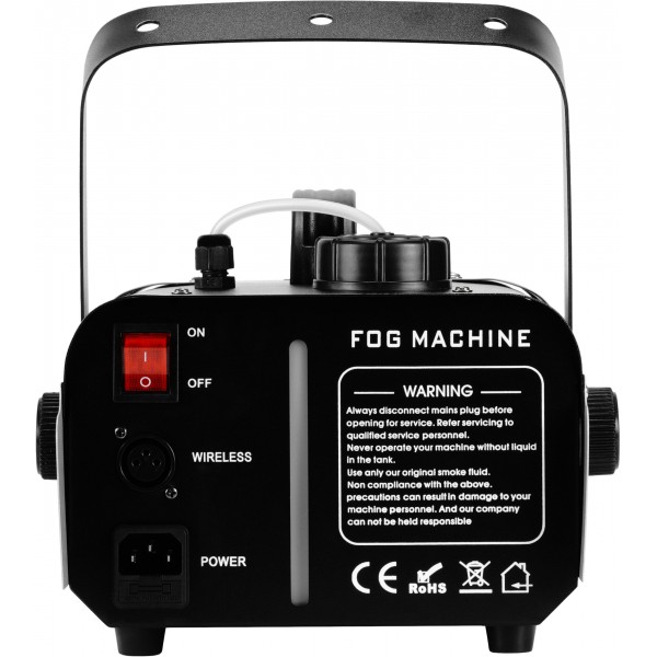 MusicMate Μηχανή Καπνού Fog generator με Ασύρματο Χειριστήριο 900W DM-2