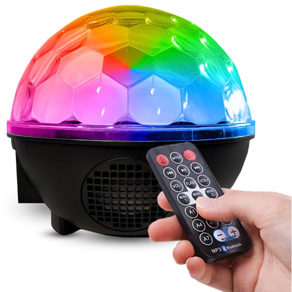 MusicMate Διακοσμητικό Φωτιστικό με Φωτισμό RGB Party Light Ball LED AB69S