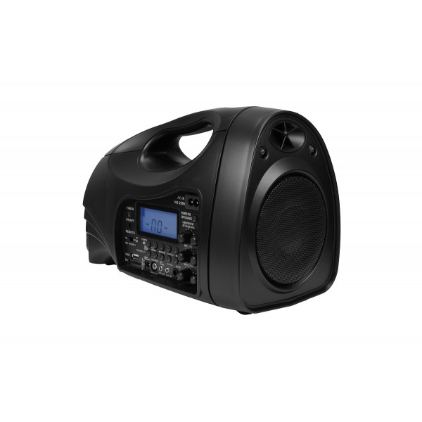 MusicMate Φορητό Ηχοσύστημα 125W RMS με Τηλεχειριστήριο και Ασύρματα Μικρόφωνα MM-SS340 Gallard