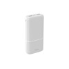 Deltaco Power bank 20 000 mAh, 2x USB-A, 1x USB-C, Pass-through Charging Λευκό PB-C1006