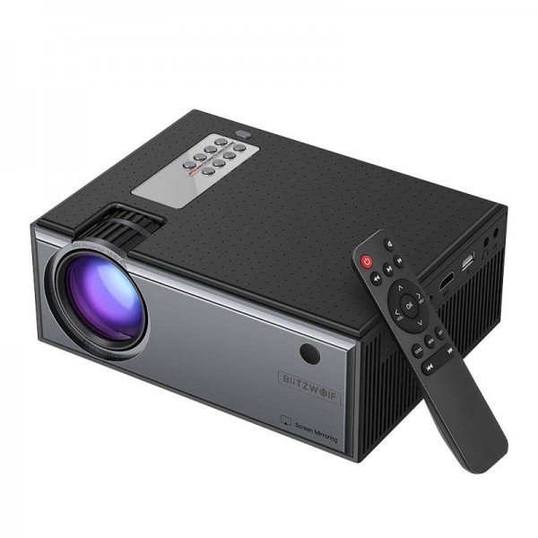 BlitzWolf Projector HD με Ενσωματωμένα Ηχεία Μαύρος BW-VP1-Pro