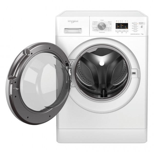 Whirlpool Πλυντήριο Ρούχων 7kg 1200 Στροφών FFL 7259 W EE