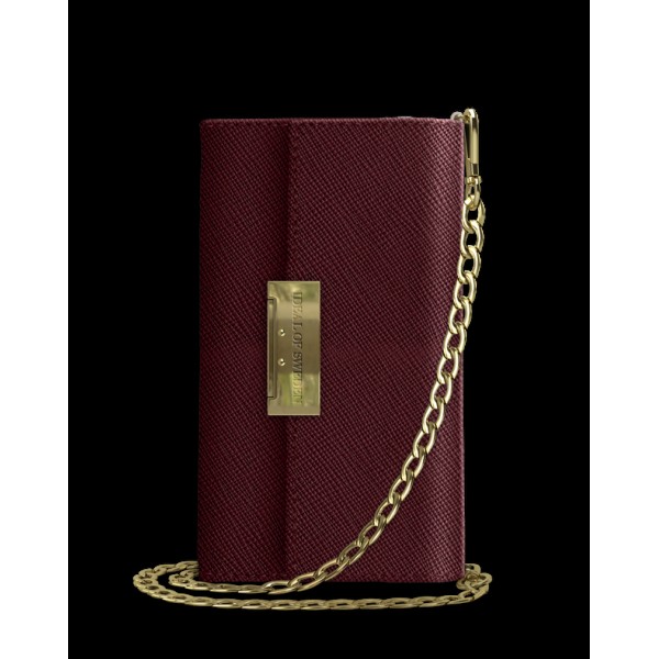 IDEAL OF SWEDEN Θήκη Wallet Kensington Crossbody Clutch iPhone 11 Pro Max/XS MAX Burgundy IDKCC-I1965-157